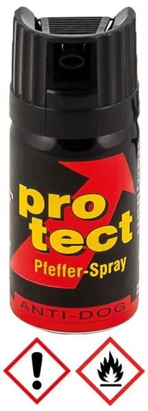 MFH Pfeffer-Spray | Pfefferspray | Sprühflasche | 40 ml | Breitstrahl
