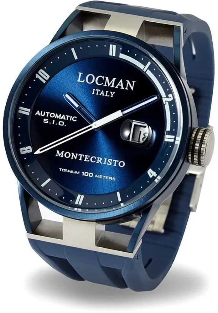 Locman Montecristo Mens 0511BLBLFWH0SIB Automatic Watch