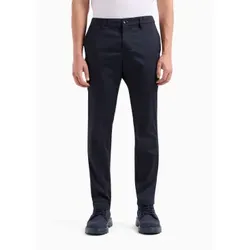 Armani Exchange für Herren. 8NZP20ZN1RZ1583 Solide marineblaue Hose (29), Lässig, Baumwolle