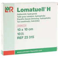 ToRa Pharma GmbH LOMATUELL H Salbentüll 10x10 cm st.23315