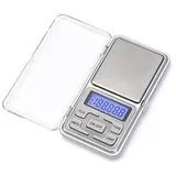 Eidyer Mini Digitale Taschenwaage Feinwaage Küchenwaage LED-Hintergrundbeleuchtung-Anzeige, 0,01-500g für Küchen-Schmuck, Droge, Tee, Hefe, Kaffee, Kräuter Balance Gewicht Gram Skalen