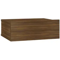 VidaXL Hängender Nachttisch Braun Eiche 40x30x15 cm Holzwerkstoff