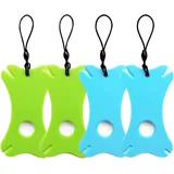 LATRAT 4 Stück Zeckenkarten, Zeckenkarte für Menschen Kinder Hunde Katzen,Perfekt Zum Entfernen Von Zecken – Ideal Für Outdoor-Aktivitäten