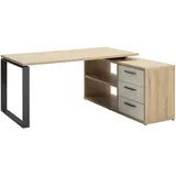 Composad Eckschreibtisch Disegno Braun