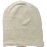 Mississhop 381 Feinstrick Kaschmir-Gemisch Beanie Mütze Slouch/XXL Schal/Handschuhe Beige Einheitsgroesse Muetze