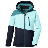 KILLTEC Mädchen Skijacke/Funktionsjacke mit Kapuze und Schneefang KSW 331 GRLS SKI JCKT, mint, 152,