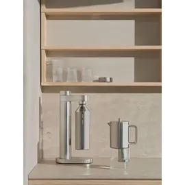 Stelton Brus Flasche für Wassersprudler Edelstahl 1,2 l silber