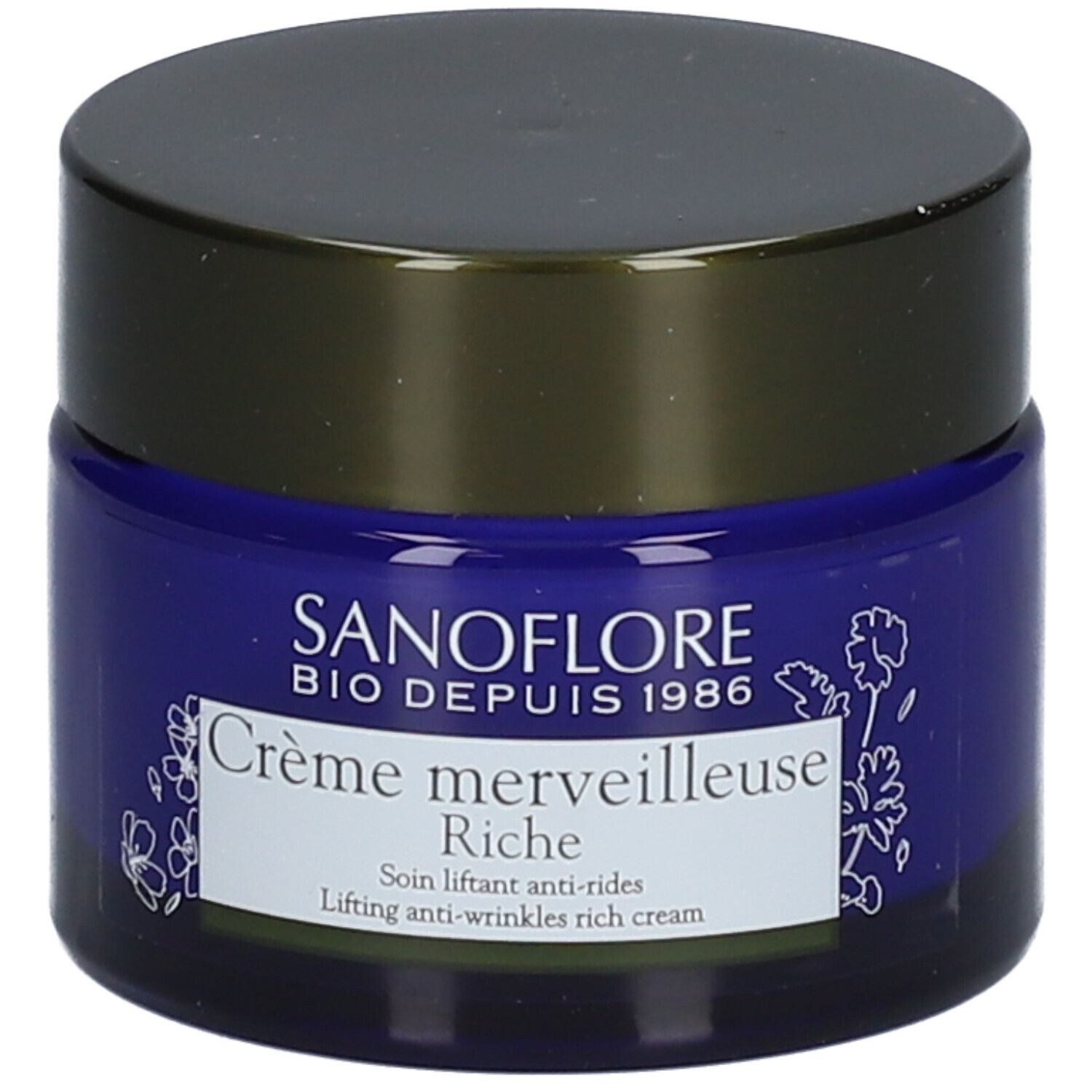 Sanoflore Crème merveilleuse riche 50 ml crème pour la peau