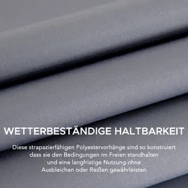 Sunjoy Vorhang für Zedernholz Gazebo 395 cm x 395 cm