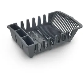 Metaltex Smartex Spülkorb, mit Besteckhalter, PP, dunkelgrau