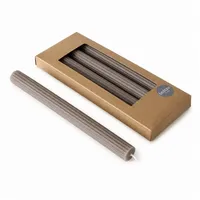 Boltze Classic Stabkerze 25 cm 4 St. Braun