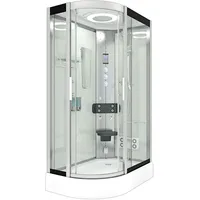 AcquaVapore Duschkabine Komplettdusche Fertigdusche Dusche D60-70T1L 120x80 cm