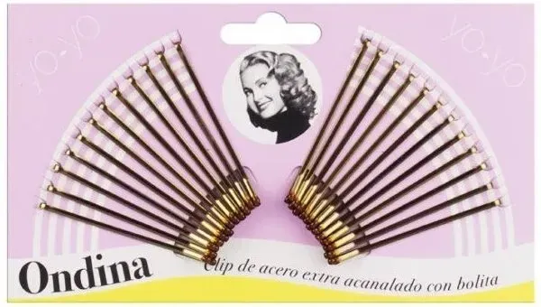 EUROSTIL YO-YO Clips 50mm Bronze Packung mit 24