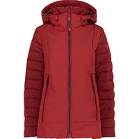 CMP Woman Jacket Long Zip Hood redwine (C905) 44