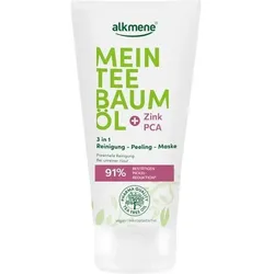 ALKMENE Mein Teebaumöl 3in1 Reinigung-Peeling-Mask 150 ml