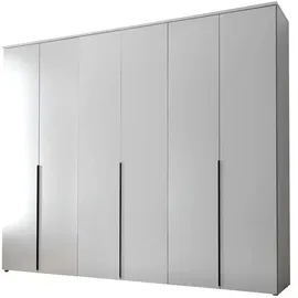Stella Trading Drehtürenschrank 6-türig 270 x 225 x 52 cm Weiß