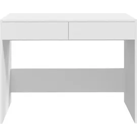 vidaXL Schreibtisch Weiß 101x50x76,5 cm Holzwerkstoff