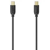 Hama USB-C auf USB-C 0,75 m Schwarz