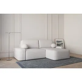 e-meubles MOEBLO Ecksofa Lisbon Hellgrau