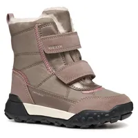 GEOX J TREKKYUP Girl B AB Snow Boot, DK BEIGE, 35 EU