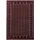 KADIMA DESIGN Tannheim Kurzflorteppich 120 x 170 cm Rot