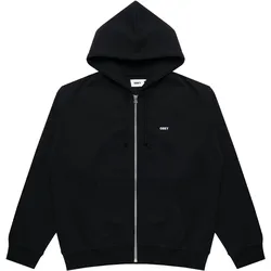 Obey ESTABLISHED WORKS BOLD ZIP HOODY II - Schwarz - S