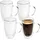 Intirilife Doppelwandiges Thermoglas Set 0,4 l 4 St.
