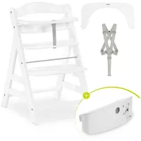 Hauck Hochstuhl Alpha Plus - im Sparset inkl. Aubewahrungskorb