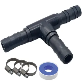 DeinSchlauch24 T-Stück 40 mm PVC grau