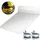 Vevor Plate Compactor Pad Plate Compactor Tamper Pad Plate Tamper Pad Tamper Plate Mat für Wacker Plate Compactors Bodenverdichter Compactor Machine Base Plate Cover Kit mit Befestigungsklammern