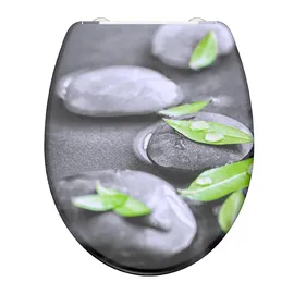 Schütte WC-Sitz Stone Kunststoff Grau