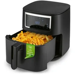 GOURMETmaxx Heißluftfritteuse, 6,5 l - mit Touchscreen, Timer und 11 Programmen