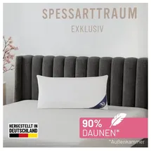 SPESSARTTRAUM 3-Kammer-Kopfkissen Exklusiv 40 x 80 cm Weiß