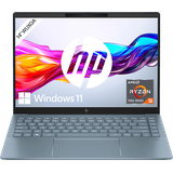 HP Pavilion Plus 14-ey0355ng, Notebook, mit 14 Zoll Display, AMD RyzenTM 5,7540U Prozessor, 16 GB RAM, 512 SSD, Wi-Fi 6 (802.11ax) Windows 11 Home Blau,