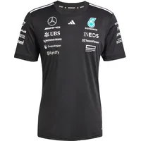 adidas Damen Mercedes - AMG Petronas Formula ONE Team Driver Jersey Black Women, Black/White, S