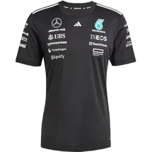 adidas Damen Mercedes - AMG Petronas Formula ONE Team Driver Jersey Black Women, Black/White, S