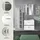 WELLTIME Badezimmer-Set Florenz 4-tlg. Weiß hochglanz