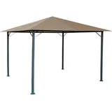 Quick Star Pavillon, Beige, Metall, 300x263x300 cm, Sonnen- & Sichtschutz, Pavillons & Pergolas