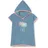Playshoes Unisex Kinder Frottee-Poncho Bademantel Handtuch, Palmen, L (ab ca. 4 Jahre)