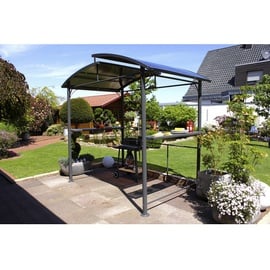 LECO Metallpavillon 2,45 x 1,5 m grau 13880999