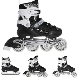 Inliner Mit Der Austasuschbaren Eishockey-kufe Nils Extreme NH10905 SCHWARZ|WEISS 39/42