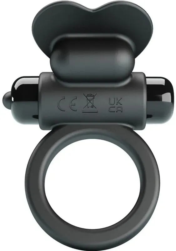 PRETTY LOVE - DEBONAIRE VIBRATIONSRING KANINCHEN 10 VIBRATIONEN SCHWARZ