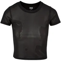 URBAN CLASSICS Mesh-T-Shirts in black XS