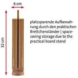 Westmark 6 WESTMARK Frühstücksbretter braun 32,0 x 17,9 cm