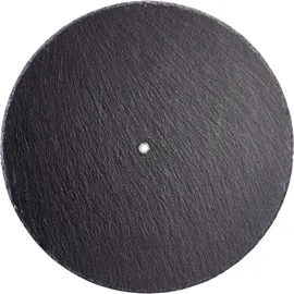 Westmark Tapas + Friends", grau (anthrazit), B:30cm H:2,4cm L:30cm, Bambus, Schiefer, Servierplatten, Servierplatte, Ø 30 cm