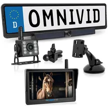 omnivid Equi-Cam Premium 5 Zoll Kamera-System inkl. Rückfahrkamera