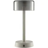 Brilliant LED Tischleuchte "Razor", beige, 1, Ø 12cm H: 26cm, 1 Stk., Leuchten, LED Akku Leuchte, 26 cm, 260 lm, 2700 K, Wireless Charging, dimmbar, LED Tischleuchte