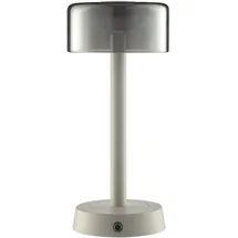 Brilliant LED Tischleuchte "Razor", beige, 1, Ø 12cm H: 26cm, 1 Stk., Leuchten, LED Akku Leuchte, 26 cm, 260 lm, 2700 K, Wireless Charging, dimmbar, LED Tischleuchte