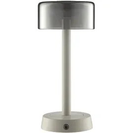Brilliant LED Tischleuchte "Razor", beige, 1, Ø 12cm H: 26cm, 1 Stk., Leuchten, LED Akku Leuchte, 26 cm, 260 lm, 2700 K, Wireless Charging, dimmbar, LED Tischleuchte