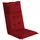sunnypillow Hochlehner Auflage 120 x 50 x 9 cm rot 2 St.